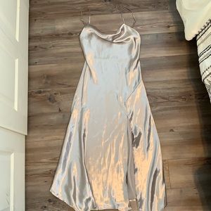 Silk Evening Dress - Size L NWT